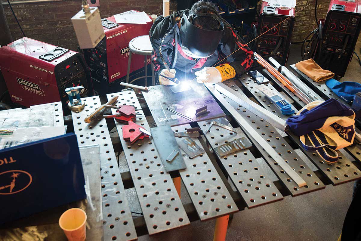 MADE Maker Space welding